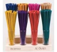 Varitas de Incienso Natural Variadas, 32 cm, Pack 100 Unidades con 10 Aromas Variados, Inciensos Exclusivos y Premium. Sin Humo Negro. Aromas Agradables.