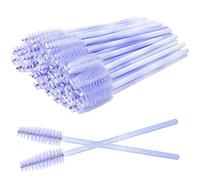 Varitas de rímel con cepillo de cristal para cejas, extensión de pestañas, kit de maquillaje (amarillo)