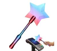 Varitas de Tarjeta de Crédito, VaritaMagica Tarjeta, Varitas Impresa en 3D Toque para Pagar, Porta Tarjetas Pago sin Contacto VaritaEstrella, Regalo para Niños, Adultos