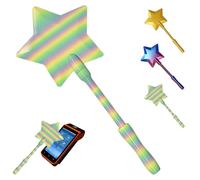 Varitas de Tarjeta de Crédito, Wand Mágicas de Estrellas, Titular de la Tarjeta de Pago Sin Contacto, Varitas Mágica De Tarjeta De Crédito Impresa en 3D, para Raves, Bromas Y Pagos Sin Contacto (B)