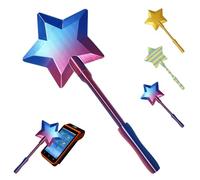 Varitas de Tarjeta de Crédito, Wand Mágicas de Estrellas, Titular de la Tarjeta de Pago Sin Contacto, Varitas Mágica De Tarjeta De Crédito Impresa en 3D, para Raves, Bromas Y Pagos Sin Contacto (A)