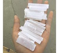 Varitas de yeso de selenita transparente de cristal de selenita minerales, 5-7 cm, 10 unidades