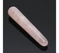 Varitas de Yoni de cuarzo rosa natural de calidad, manualidades de piedras preciosas, varita de placer, masaje de manos, madera, piedra mágica