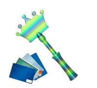 Varitas impresa en 3D Tap To Pay, Crowns Mag-ic Wands Titular de la tarjeta de pago sin contacto, Varitas divertida del titular de la tarjeta de crédito, Titulars de las tarjetas de pago sin contacto