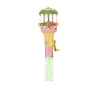 Varitas Mágicas de Burbujas para Niños - Carrusel Luminoso Juguete Sopla Pompas - Juego Divertido Portátil para Niños y Adolescentes al Aire Libre en Jardín Playa Parque Piscina Cumpleaños Pascua Navi