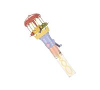 Varitas para Hacer Pompas - Carrusel Luminoso Juguete Sopla Pompas,Juego Portátil Sensorial para Fiestas Infantiles, Jardín, Playa, Navidad, Pascua y Parques
