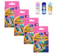 varivendo Bloc de notas + 40 coloridos yeso para niños Figo yeso para heridas coloridas (a. 40 x princesita)