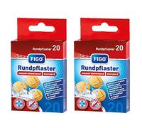 Varivendo Bloc de notas y Figo tiritas para heridas redondas, 40 unidades, color carne