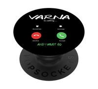 Varna está Llamando y Debo IR a Bulgaria de Viaje PopSockets PopGrip Adhesivo