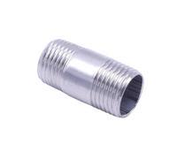 Varón del acero inoxidable 304 a las instalaciones de tuberías roscadas masculinas, adaptador del conector del agua(150mm,DN15)