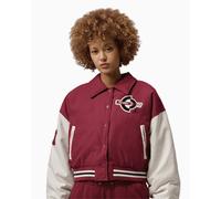 Varsity con logo Boxy Jordan Brooklyn Therma-FIT para mujer Burdeos XS