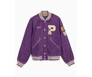Varsity con parches Relaxed Polo Ralph Lauren para hombre Morado M