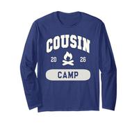 Varsity Cousin Camp 2026 Tribe Vibes Club Anfitrión Sleepaway Manga Larga