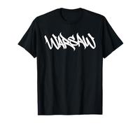 Varsovia Graffiti City Street Art Handstyle Polonia Souvenir Camiseta