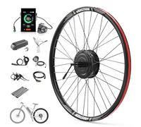Varstrom 36V 250W Rueda Motor Trasero para Bici 28" 29" 700C, Versión Cassette con Anchura de Montaje 136-142mm, Brushless Geared Rear Hub Motor - Ebike Conversion Kit con Pantalla DP C18