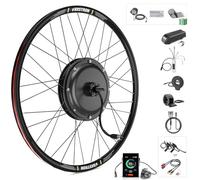 Varstrom 48V 1000W Kit de Conversión Eléctrica para Bicicleta con Motor en Buje 27.5" Trasero - Pantalla DPC18 - Compatible con Frenos de Disco y Sistema Cassette - Kit Conversion a Ebike