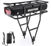 Varstrom Batería Trasera 48V 18.2Ah con Cargador y Puerto USB, Litio para Kits de Conversión Bafang E-Bike de 250W 500W 750W 1000W 1500W 2000W