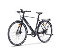 Varstrom Bicicleta Eléctrica 700C Hombre, Motor 250W, Batería 36V 10Ah, 8 Velocidades, Neumáticos Antipinchazos, 80KM Autonomía, Ideal Ciudad y Largas Distancias (Negro)