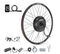 Varstrom Kit Conversión de Bicicleta Eléctrica 48V 1500W, Motor de Buje Trasero de 27.5" con Controlador & DZ40 Pantalla, para MTB con Frenos de Disco Cassette