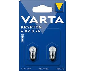 VARTA 00712 Bombilla para linternas, Set de 2 Piezas