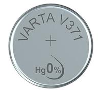 VARTA 14501371 - Pila de botón V371 de 1,5 voltios, Capacidad 44 mAh, Sistema químico de óxido de Plata, para Dispositivos electrónicos cotidianos para garantizar un Suministro óptimo de energía