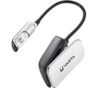 Varta 16618 Negro, Plata Linterna de clip LED