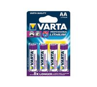 Varta – Pilas de litio Profesional AA 1,5 V 2900 mAh Pack 4