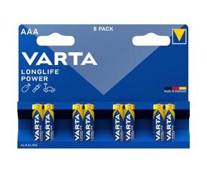 Varta 1x8 Longlife Power Micro AAA LR 03
