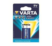 PILA ALCALINA VARTA 6LR61/6LP3146 9V HIGH ENERGY