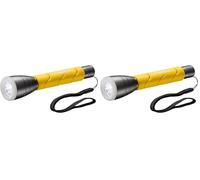 Varta 2X (Amarilla) Linterna LED 5 W, IPX4, 2 Pilas AA Incluidas (Paquete de 2)