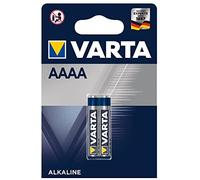 Varta Pila de alcalina AAAA, paquete de 2 unidades, Gris