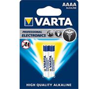 Varta 4061101402 - Pack de 2 Pilas alcalinas (AAAA, 1.5V) Color Plateado