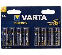 Varta 4106 - Pack de 8 Pilas alcalinas AA, Color Azul