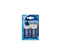 Varta 4920121412 - Juego de 2 Pilas Tipo lr20 1.5 voltios High Energy