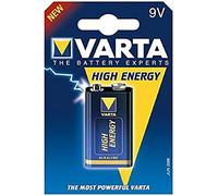 Varta 4922 Alcalino 9V batería no-recargable - Pilas (Alcalino, 9 V, 600 mAh, Negro, Plata, 17 mm, 12 mm)
