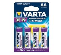 Varta – Pilas de litio Profesional AA 1,5 V 2900 mAh Pack 4