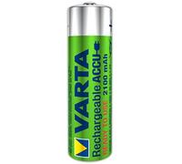 Varta 567061011111 - Pack de 10 Pilas Recargables AA (2100 mAh), Color Verde