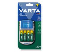 Varta 57070 Cargador Lcd Con Pilas Aa 2600Mah Adaptador Usb Enchufe 240V