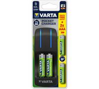 Varta 57642 301 431 Pack 6 Pilas Recargables AA/AAA + Cargador