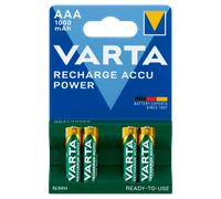 Paquete de 4 Pilas AAA Recargables ACCU Power NI-MH 1000 mAh