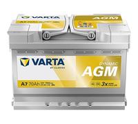 VARTA Batería 70, Ah 760, A/EN 570901076K262 L 278mm B 175mm H 190mm