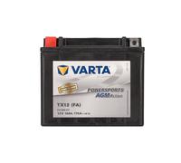 VARTA Batería de moto 10 Ah / 170 A Powersports Active AGM, larga vida útil, precargada, sin mantenimiento, adecuada para motos, scooters, quads, motos acuáticas y motonieves, negra
