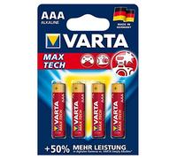 VARTA Pilas alcalinas Longlife Max Power micro AAA LR03 1,5 V 1200 mAh (4 unidades)