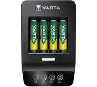 Varta Cargador Ultra Rápido LCD + 4 Pilas AA Recargables 2100 mAh
