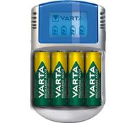 Varta Cargador LCD 12V USB incl. 4 pilas recargables 2600 mAh Mignon AA