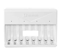 VARTA Multi Charger para 2/4/6/8 Pilas Recargables AA, AAA NiMH, Incl. Cable USB Tipo C