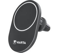 VARTA Cargador y Soporte de móvil Auto, magnético Coche Cargador 15 W | inalámbrico, Qi-kompatibel, smartphone-soporte y Ladestation, carga pass-through, indicador de carga LED