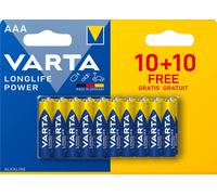 Varta Confección 20 Pilas Alcalinas Longlife Mignon AAA