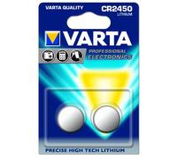 Varta CR 2450 Baterías Electrónicas Bl 2-2 x Paquetes de 2 (4 Baterías)