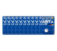 Varta CR1220 Batería De Litio De Botón 3V Paquete De 1 - Juego De 10